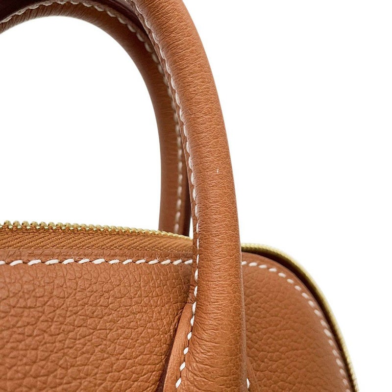 エルメス ボリード1923 ミニ ゴールド/ゴールド金具 エバーカラー K刻印 ２wayショルダー