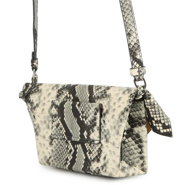 メゾンマルジェラ ショルダーバッグ スナッチト パイソン型押しレザー S56WF0156 Maison Margiela