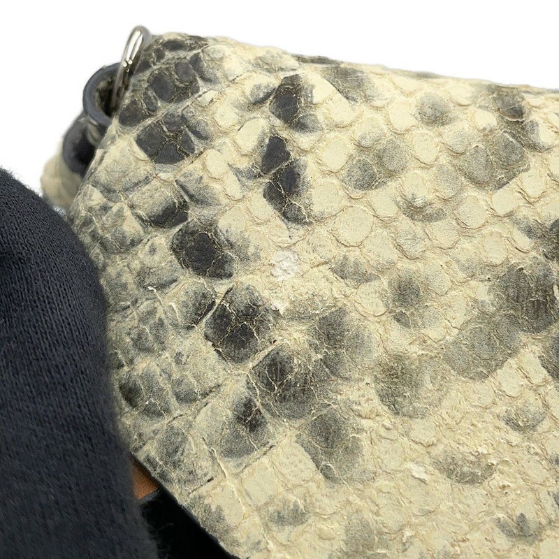 メゾンマルジェラ ショルダーバッグ スナッチト パイソン型押しレザー S56WF0156 Maison Margiela