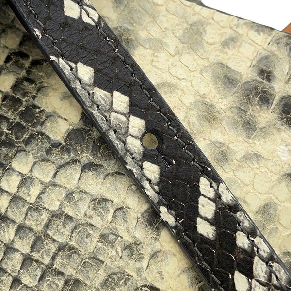 メゾンマルジェラ ショルダーバッグ スナッチト パイソン型押しレザー S56WF0156 Maison Margiela