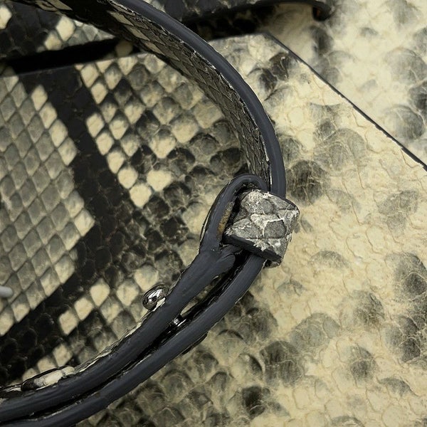 メゾンマルジェラ ショルダーバッグ スナッチト パイソン型押しレザー S56WF0156 Maison Margiela