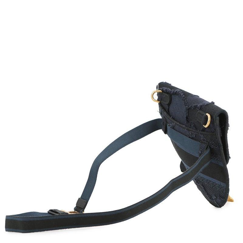 クリスチャン・ディオール ボディバッグ オブリーク サドル ウエストバッグ キャンバス S5632CWAH Christian Dior