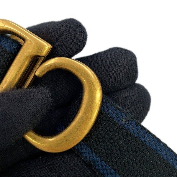 クリスチャン・ディオール ボディバッグ オブリーク サドル ウエストバッグ キャンバス S5632CWAH Christian Dior