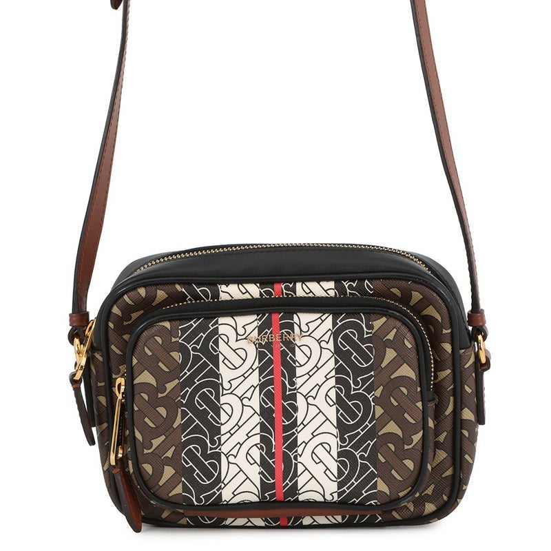 バーバリー ショルダーバッグ TBモノグラム ストライプ PVC レザー 8021485 BURBERRY
