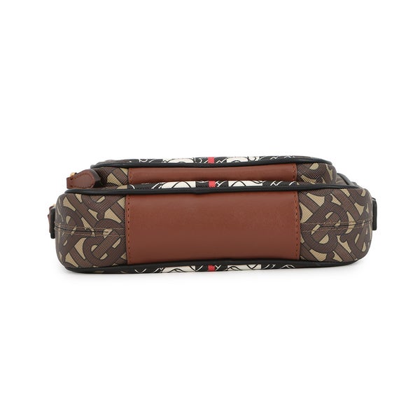 バーバリー ショルダーバッグ TBモノグラム ストライプ PVC レザー 8021485 BURBERRY
