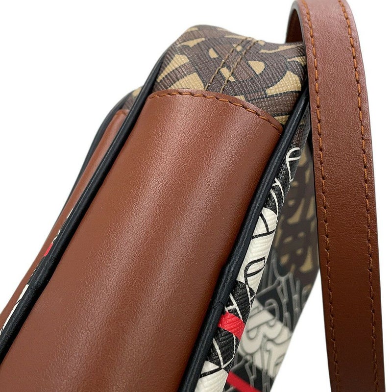 バーバリー ショルダーバッグ TBモノグラム ストライプ PVC レザー 8021485 BURBERRY