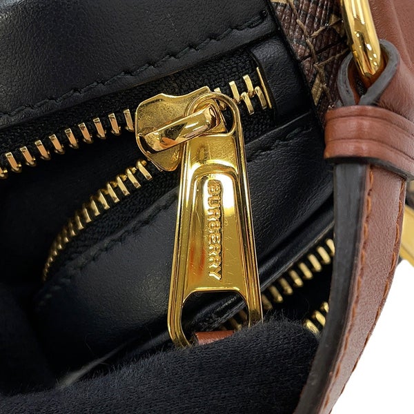 バーバリー ショルダーバッグ TBモノグラム ストライプ PVC レザー 8021485 BURBERRY