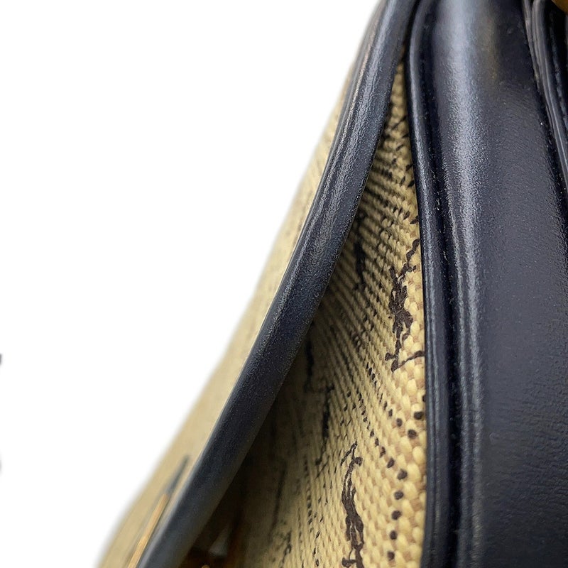 サンローランパリ ショルダーバッグ モノグラム サッチェル オールオーバー ミディアム 585006 SAINT LAURENT PARIS 黒