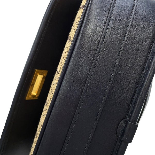 サンローランパリ ショルダーバッグ モノグラム サッチェル オールオーバー ミディアム 585006 SAINT LAURENT PARIS 黒