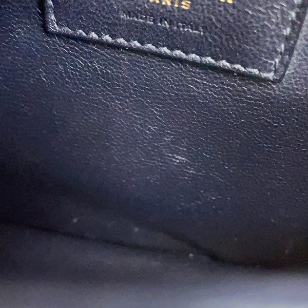 サンローランパリ ショルダーバッグ モノグラム サッチェル オールオーバー ミディアム 585006 SAINT LAURENT PARIS 黒