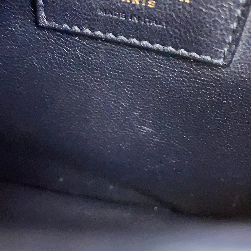 サンローランパリ ショルダーバッグ モノグラム サッチェル オールオーバー ミディアム 585006 SAINT LAURENT PARIS 黒