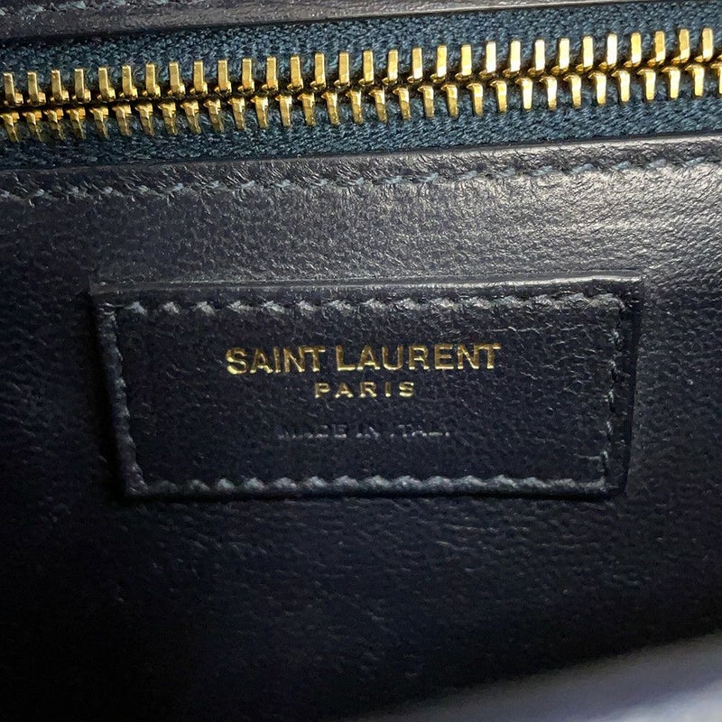 サンローランパリ ショルダーバッグ モノグラム サッチェル オールオーバー ミディアム 585006 SAINT LAURENT PARIS 黒
