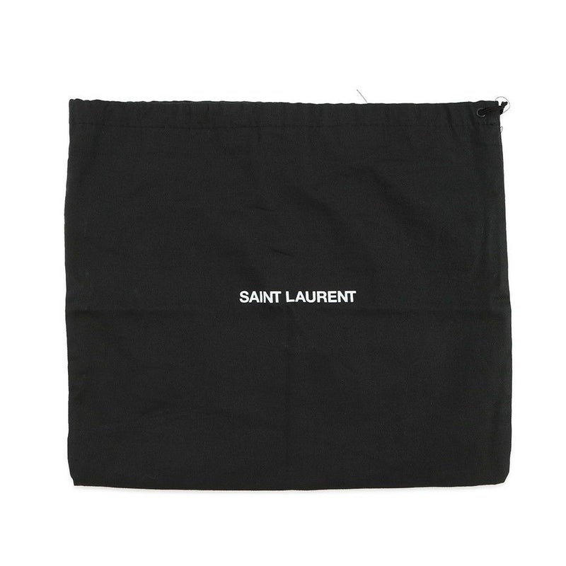 サンローランパリ ショルダーバッグ モノグラム サッチェル オールオーバー ミディアム 585006 SAINT LAURENT PARIS 黒