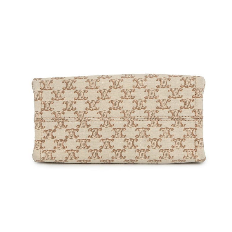 セリーヌ ハンドバッグ トリオンフ カバ タイス スモール キャンバス 199162FRF CELINE 2wayショルダーバッグ