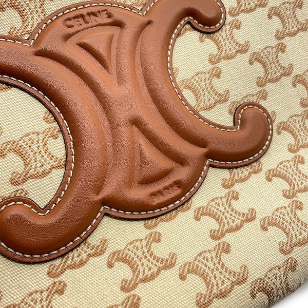 セリーヌ ハンドバッグ トリオンフ カバ タイス スモール キャンバス 199162FRF CELINE 2wayショルダーバッグ