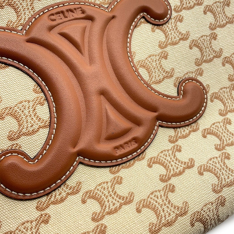 セリーヌ ハンドバッグ トリオンフ カバ タイス スモール キャンバス 199162FRF CELINE 2wayショルダーバッグ
