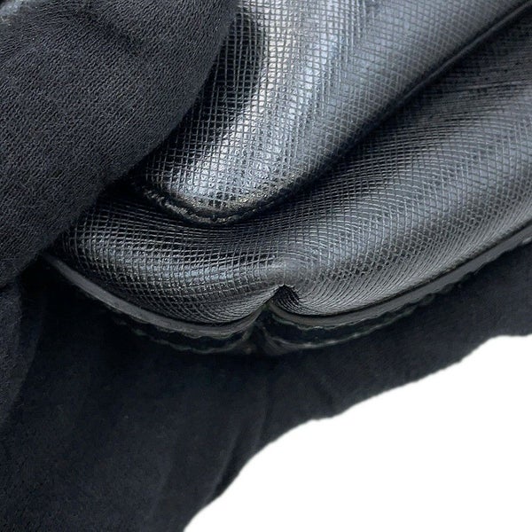 サルヴァトーレ・フェラガモ チェーンショルダーバッグ ヴァラ リボン パテント レザー 21C671 Ferragamo 黒