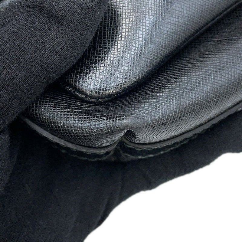 サルヴァトーレ・フェラガモ チェーンショルダーバッグ ヴァラ リボン パテント レザー 21C671 Ferragamo 黒