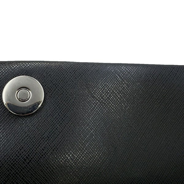 サルヴァトーレ・フェラガモ チェーンショルダーバッグ ヴァラ リボン パテント レザー 21C671 Ferragamo 黒