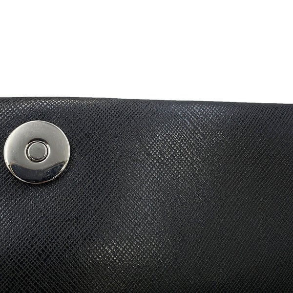 サルヴァトーレ・フェラガモ チェーンショルダーバッグ ヴァラ リボン パテント レザー 21C671 Ferragamo 黒