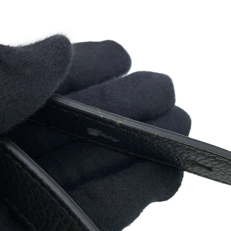 クリスチャン・ディオール ショルダーバッグ オブリーク サドル バーティカルポーチ Christian Dior 黒 トロッター