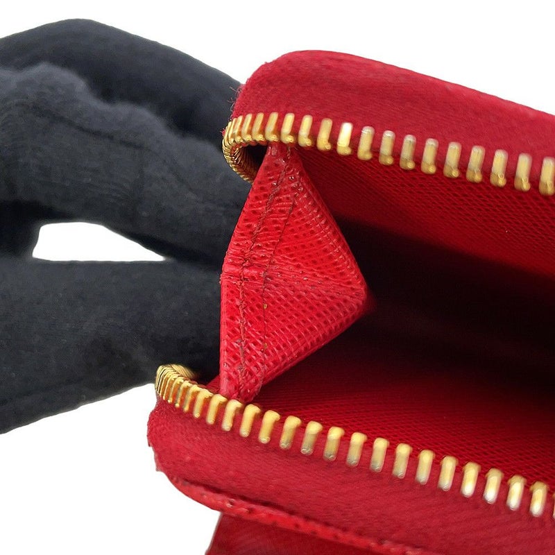 プラダ 二つ折り財布 コンパクトウォレット レザー PRADA