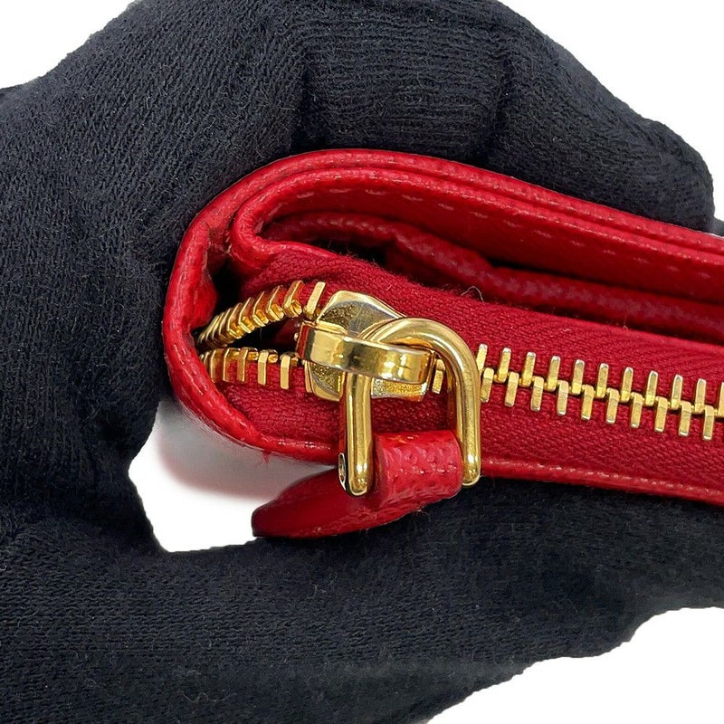 プラダ 二つ折り財布 コンパクトウォレット レザー PRADA