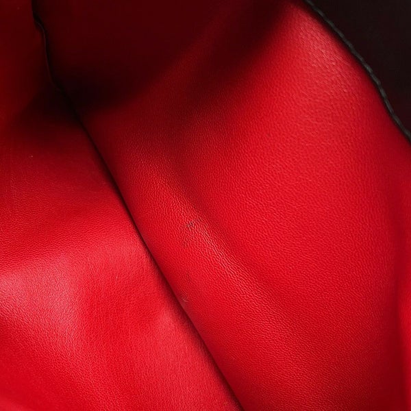 プラダ チェーンショルダーバッグ ロゴ レザー PRADA 2ｗay 黒