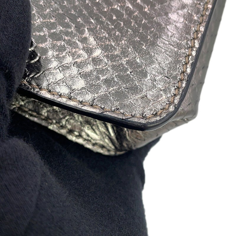 ジミーチュウ ハンドバッグ パイソン JIMMY CHOO