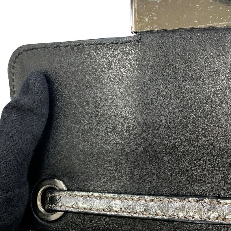 ジミーチュウ ハンドバッグ パイソン JIMMY CHOO