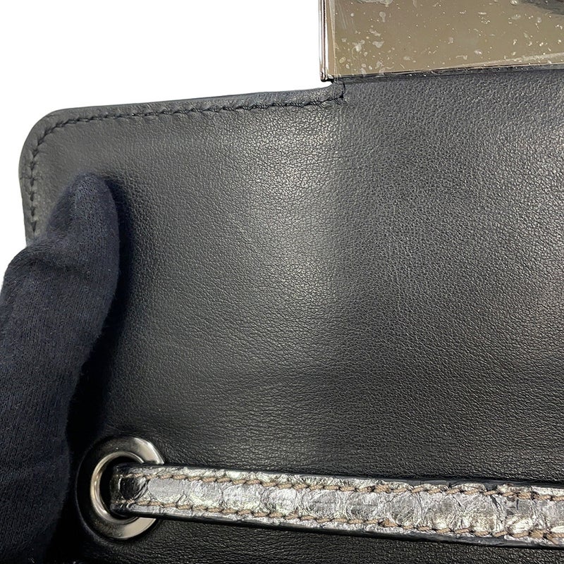ジミーチュウ ハンドバッグ パイソン JIMMY CHOO