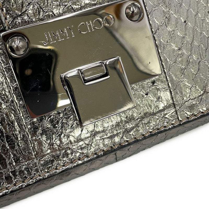 ジミーチュウ ハンドバッグ パイソン JIMMY CHOO