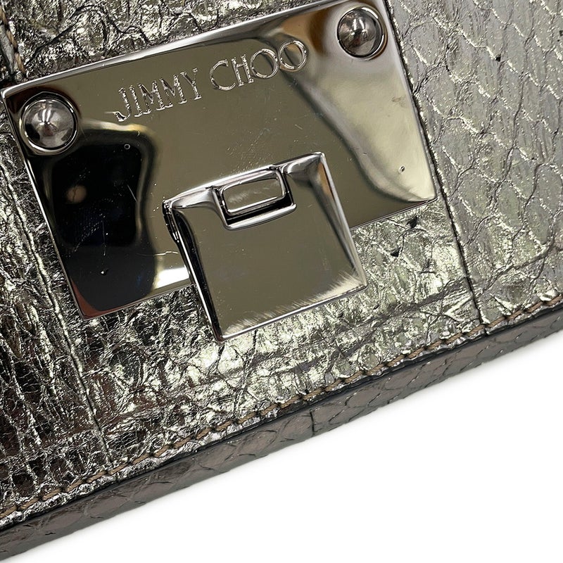 ジミーチュウ ハンドバッグ パイソン JIMMY CHOO