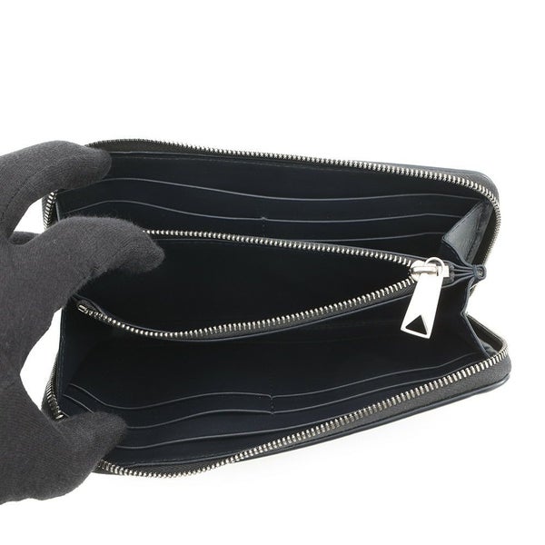 ボッテガヴェネタ 長財布 イントレチャート ラウンドファスナー ロングウォレット バイカラー 749427 BOTTEGA VENETA