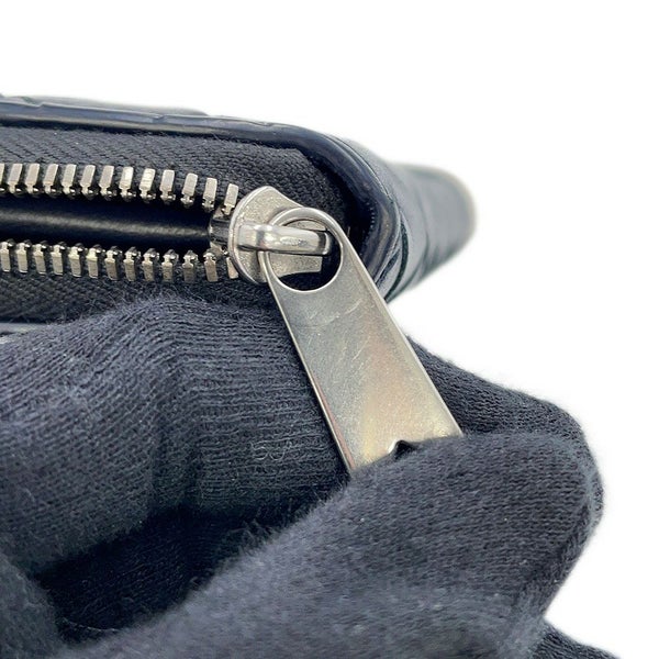 ボッテガヴェネタ 長財布 イントレチャート ラウンドファスナー ロングウォレット バイカラー 749427 BOTTEGA VENETA