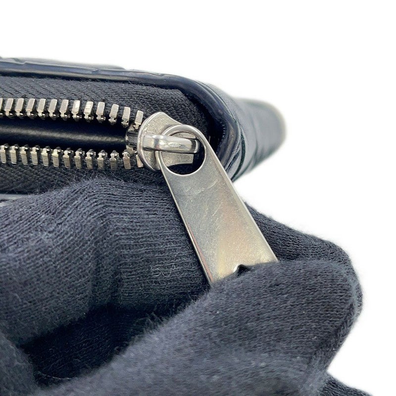 ボッテガヴェネタ 長財布 イントレチャート ラウンドファスナー ロングウォレット バイカラー 749427 BOTTEGA VENETA