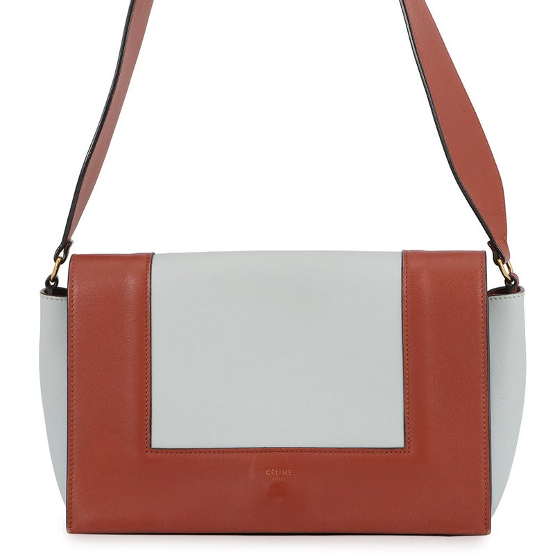 セリーヌ ショルダーバッグ フレーム ミディアム バイカラー 180263 CELINE バッグ