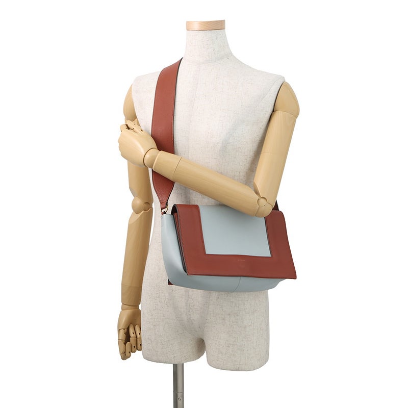 セリーヌ ショルダーバッグ フレーム ミディアム バイカラー 180263 CELINE バッグ