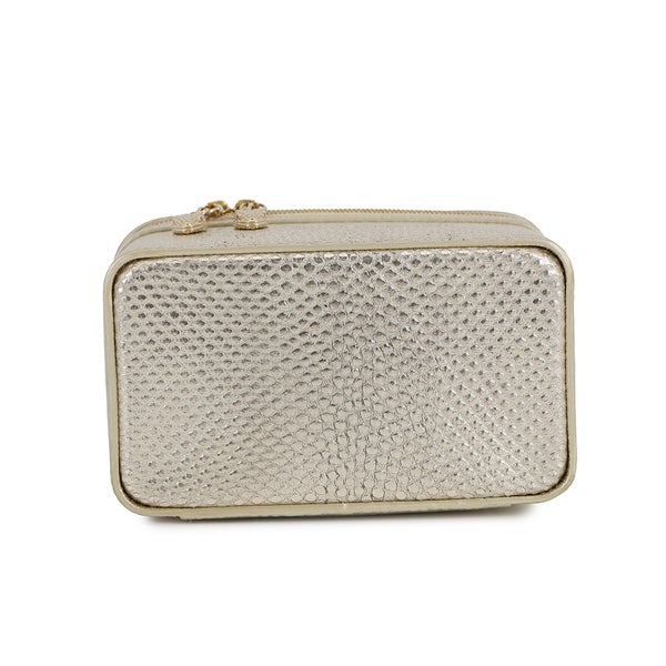 ブルガリ ハンドバッグ セルペンティ バニティバッグ カルング型押しレザー BVLGARI 2way