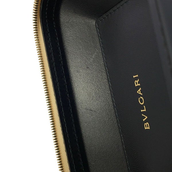 ブルガリ ハンドバッグ セルペンティ バニティバッグ カルング型押しレザー BVLGARI 2way