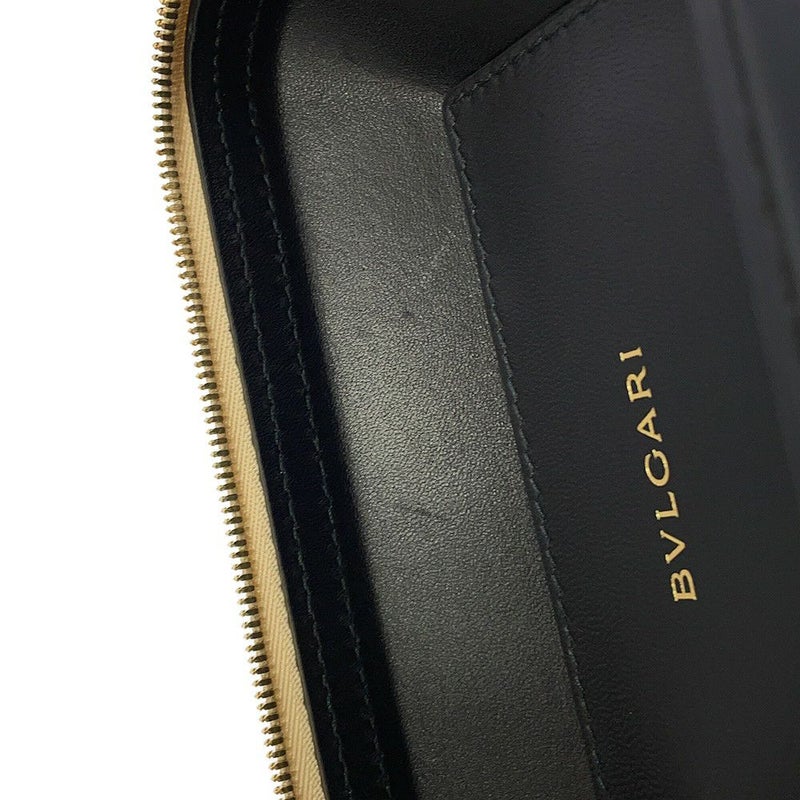 ブルガリ ハンドバッグ セルペンティ バニティバッグ カルング型押しレザー BVLGARI 2way