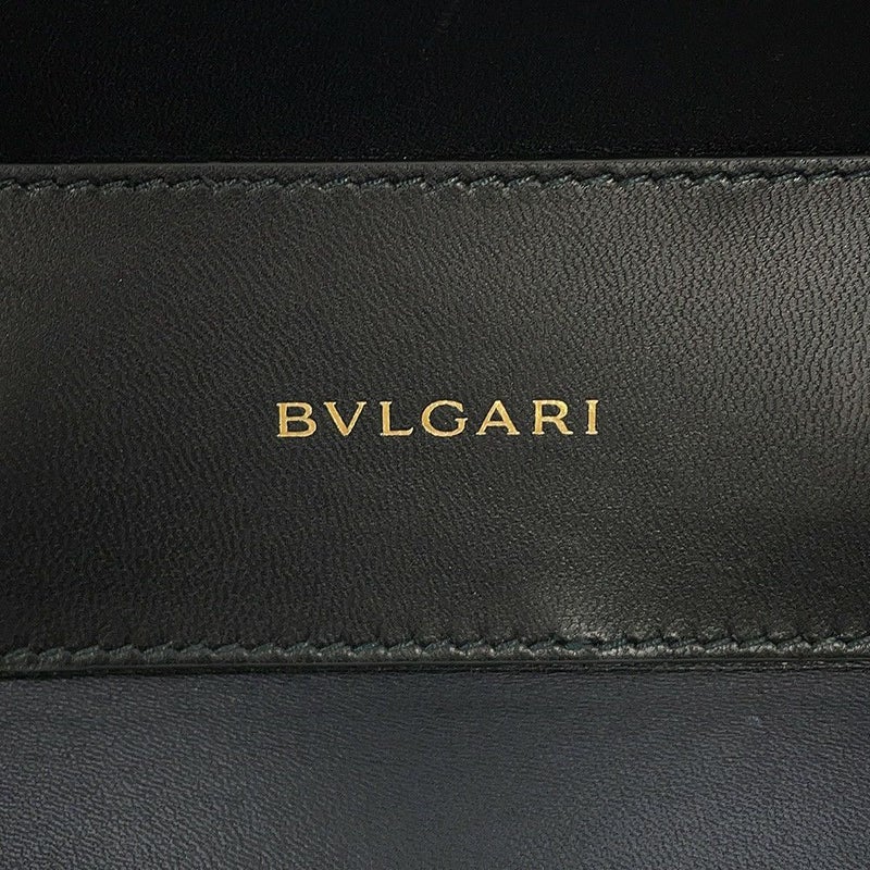 ブルガリ ハンドバッグ セルペンティ バニティバッグ カルング型押しレザー BVLGARI 2way