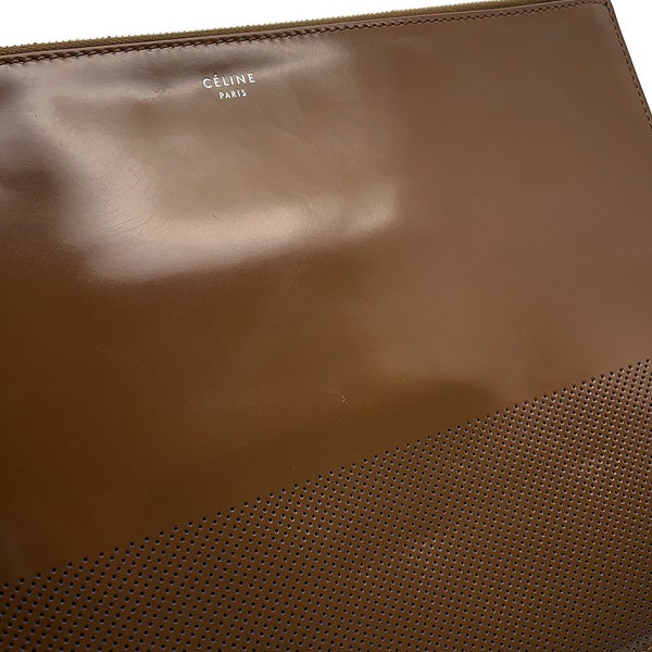 セリーヌ クラッチバッグ ポーチ パテント レザー CELINE バッグ