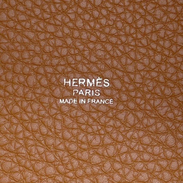 エルメス ハンドバッグ ピコタンロックPM ゴールド/シルバー金具 トリヨンクレマンス U刻印