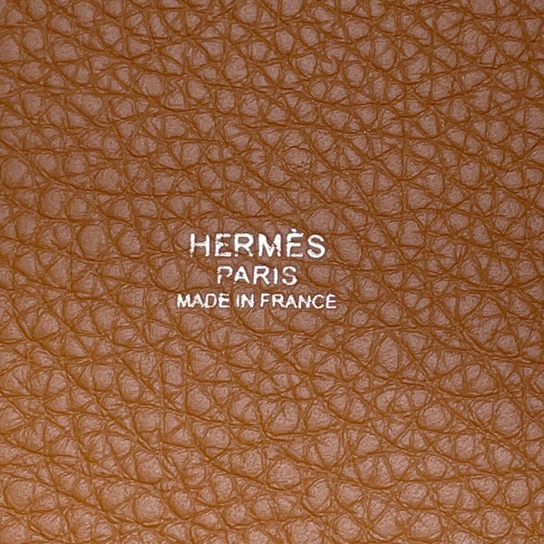 エルメス ハンドバッグ ピコタンロックPM ゴールド/シルバー金具 トリヨンクレマンス U刻印