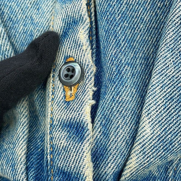 プラダ シャツ オーバーサイズ ダメージ加工 オーガニックデニム シャツ レディースサイズ36 GFC036 PRADA トップス