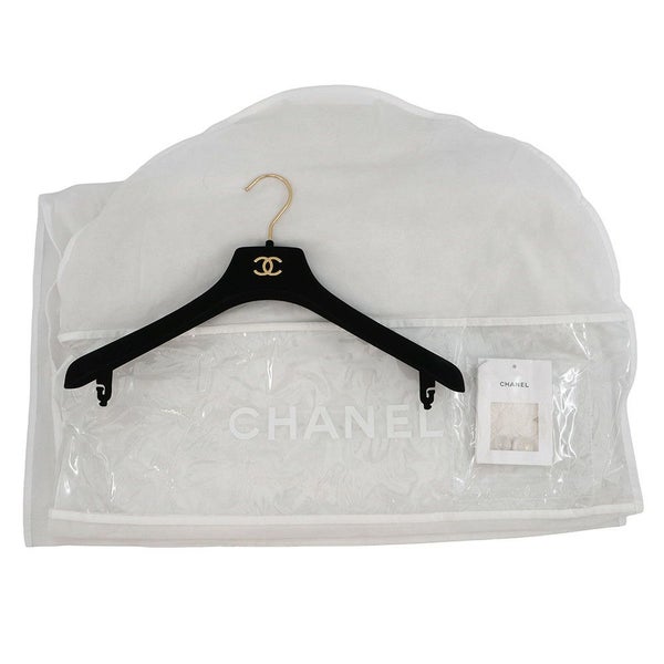 シャネル ジャケット ノーカラー ココボタン ジャカード ウール レディースサイズ36 P71059 CHANEL アウター 白