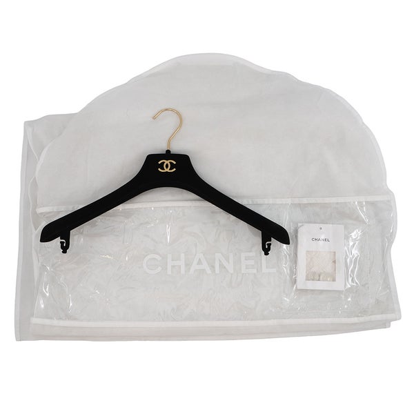 シャネル ジャケット ノーカラー ココボタン ジャカード ウール レディースサイズ36 P71059 CHANEL アウター 白