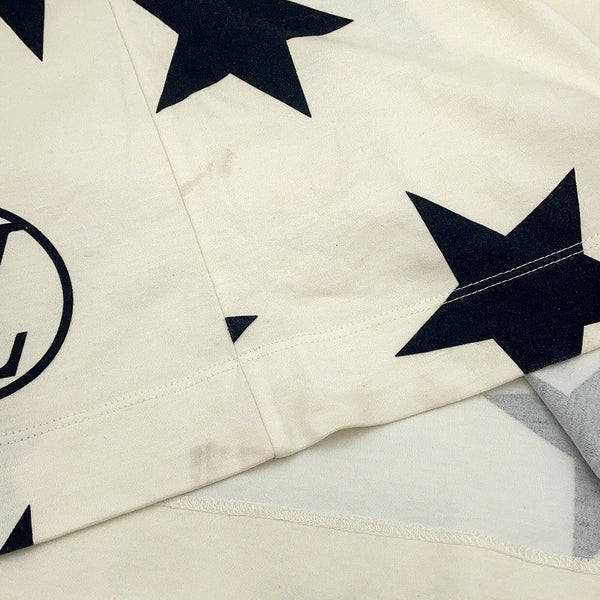 ルイヴィトン ワンピース LVロゴ スターチェーン コットン レディースサイズM LOUIS VUITTON