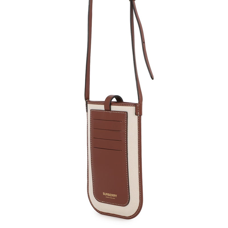 バーバリー フォンホルダー アニー フォンケース キャンバス レザー 8040877 BURBERRY ポシェット
